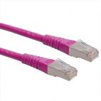 ROLINE 21.15.1409 :: S/FTP (PiMF) Patch кабел, Cat.6 (Class E), розов, 20.0 м