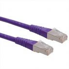 ROLINE 21.15.1410 :: S/FTP (PiMF) Patch кабел, Cat.6 (Class E), виолетов, 20.0 м