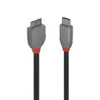 LINDY LNY-36620 :: USB 3.2 кабел, Anthra Line, Type C - Micro-B, M/M, 0.5м