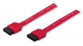 MANHATTAN 340700 :: SATA кабел, 7-Pin М/М, 50 cm, червен цвят
