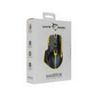 White Shark GM-9006 :: Мишка MARROK, RGB, 12000 DPI, черно / жълт