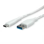 VALUE 11.99.9035 :: Кабел USB А - Type-C, М/М, 5 Gbit/s, бял, 2 м