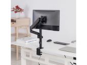 VALUE 17.99.1181 :: Single Monitor Arm, Pole Mount, 4 Joints, Desk Clamp