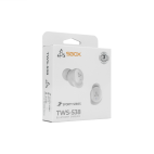 SBOX EB-TWS538-W :: EARBUDS Headphones, microphone, Bluetooth, white