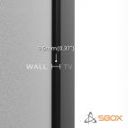 SBOX PLB-1948 :: Стойка за LCD (стенна) 43“ – 100“ до 75kg, черна
