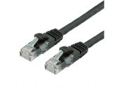 VALUE 21.99.1461 :: Cable UTP Patch Cord Cat.6A (Class EA), black, 1m