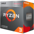 AMD CPU Desktop Ryzen 3 4C/4T 3200G (4.0GHz, 6MB, 65W, AM4) box, RX Vega 8 Graphics, with Wraith Stealth cooler