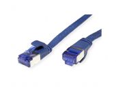 VALUE 21.99.2152 :: Cable FTP Cat.6A (Class EA), extra-flat, blue, 2m