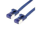 VALUE 21.99.2153 :: Cable FTP Cat.6A (Class EA), extra-flat, blue, 3m