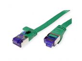 VALUE 21.99.2140 :: Cable FTP Cat.6A (Class EA), extra-flat, green, 0.5m