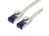 VALUE 21.99.2111 :: Cable FTP Cat.6A (Class EA), extra-flat, grey, 1m