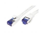 VALUE 21.99.2162 :: Cable FTP Cat.6A (Class EA), extra-flat, white, 2m