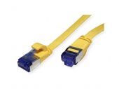 VALUE 21.99.2130 :: Cable FTP Cat.6A (Class EA), extra-flat, yellow, 0.5m