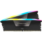 Corsair DDR5, 5200MT/s 32GB 2x16GB DIMM, Unbuffered, 40-40-40-77, XMP 3.0, VENGEANCE RGB DDR5 Black Heatspreader, RGB LED, 1.25V, EAN:0840006692850