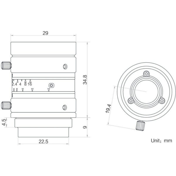 HIKROBOT product, hikrobot_MVL HF0824M 10MP_2__comelsoft.com_, Comel Soft Multimedia, Ltd.