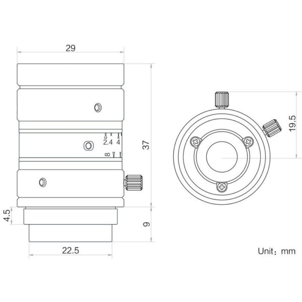 HIKROBOT product, hikrobot_MVL HF1224M 10MP_2__comelsoft.com_, Comel Soft Multimedia, Ltd.
