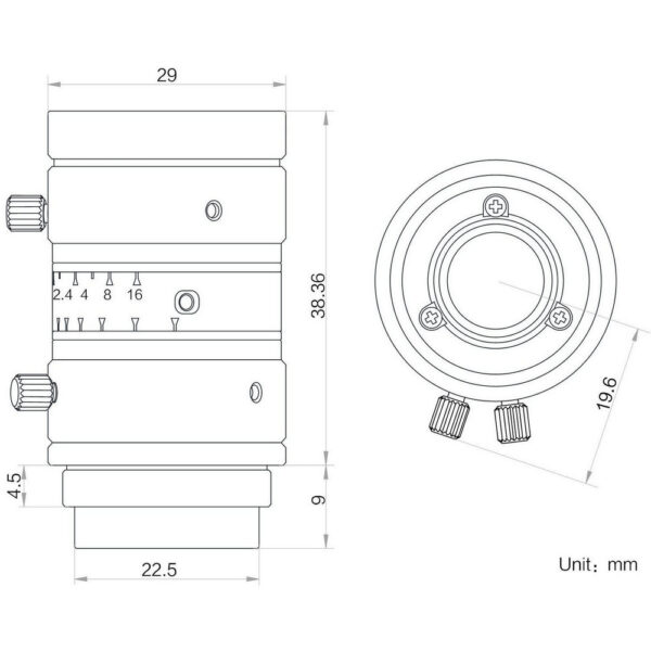 HIKROBOT product, hikrobot_MVL HF1624M 10MP_2__comelsoft.com_, Comel Soft Multimedia, Ltd.