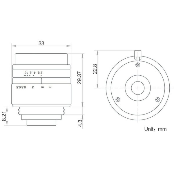 HIKROBOT product, hikrobot_MVL HF3028M 6MPE_2__comelsoft.com_, Comel Soft Multimedia, Ltd.