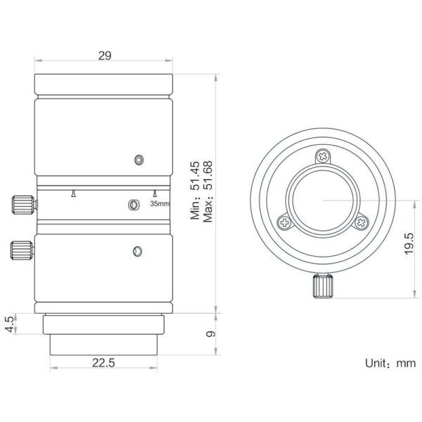 HIKROBOT product, hikrobot_MVL HF3524M 10MP_2__comelsoft.com_, Comel Soft Multimedia, Ltd.