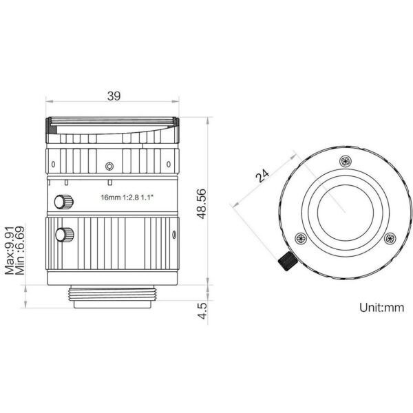 HIKROBOT product, hikrobot_MVL KF1628M 12MP_2__comelsoft.com_, Comel Soft Multimedia, Ltd.