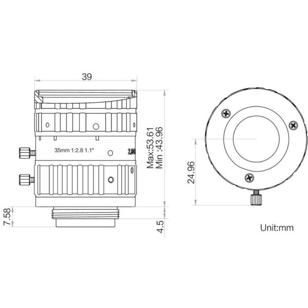 HIKROBOT product, hikrobot_MVL KF3528M 12MP_2__comelsoft.com_, Comel Soft Multimedia, Ltd.