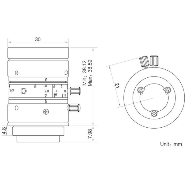 HIKROBOT product, hikrobot_MVL MF2528M 8MP_2__comelsoft.com_, Comel Soft Multimedia, Ltd.